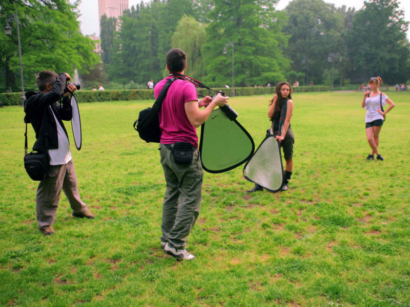 Početni kurs, Škole fotografije Fokus, u parku, vežbe 2011